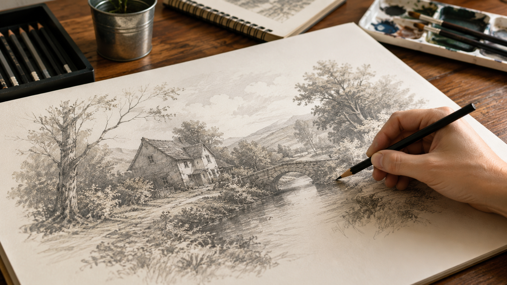 animate photo into drawing video